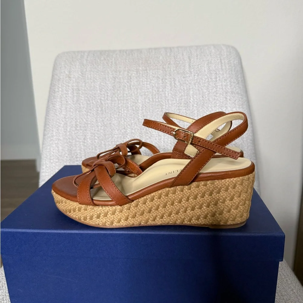 Sarah Flint Brown Wedges - Picture 4 of 9